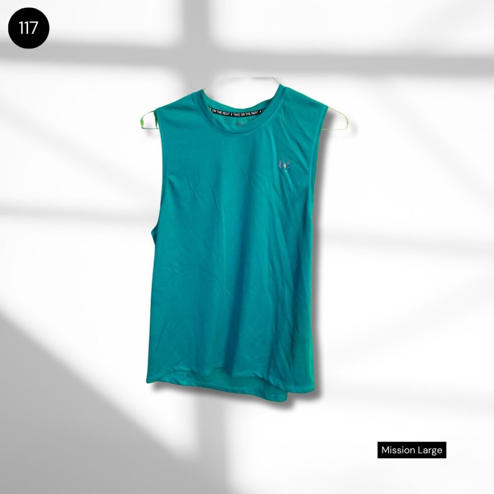 Mission Active Tank in Teal